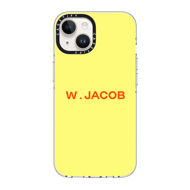 CASETiFY iPhone 14 ケース クリア クリア ケース MagSafe対応 Custom Case - w. Jacob