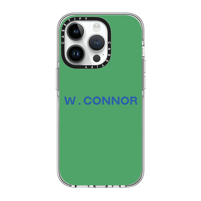 CASETiFY iPhone 14 Pro ケース クリア クリア ケース MagSafe対応 Custom Case - w. Connor