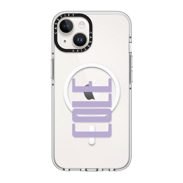 CASETiFY iPhone 14 ケース クリア クリア ケース MagSafe対応 Custom Case - Cole