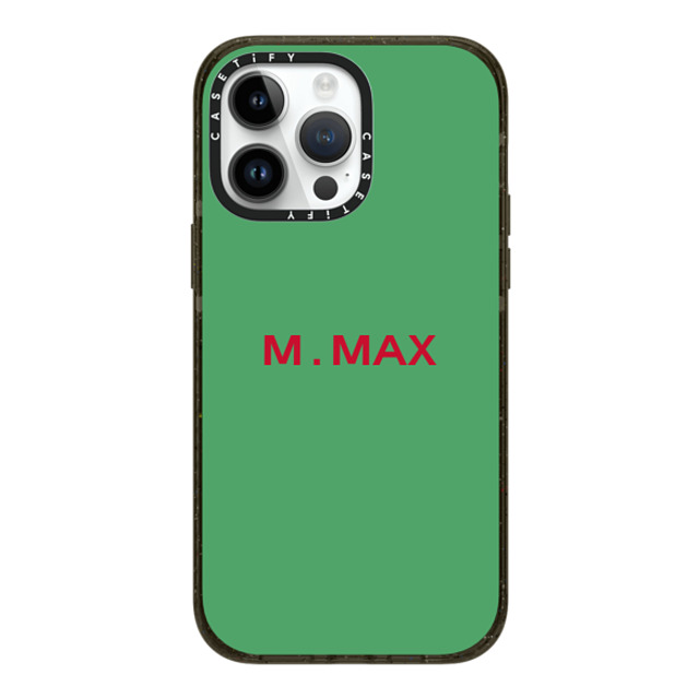 CASETiFY iPhone 14 Pro Max ケース ブラック インパクトケース MagSafe対応 Custom Case - m. Max