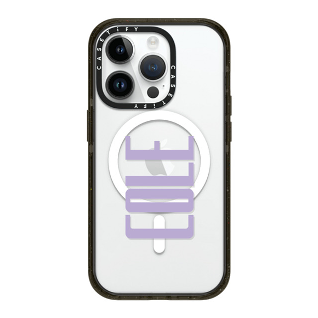 CASETiFY iPhone 14 Pro ケース ブラック インパクトケース MagSafe対応 Custom Case - Cole