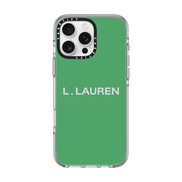 CASETiFY iPhone 16 Pro Max ケース クリア クリア ケース MagSafe対応 Custom Case - l. Lauren