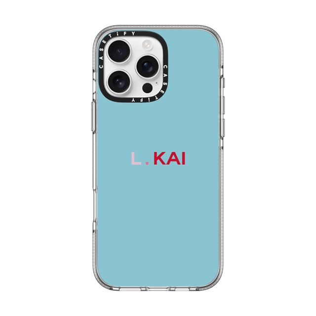 CASETiFY iPhone 16 Pro Max ケース クリア クリア ケース MagSafe対応 Custom Case - l. Kai