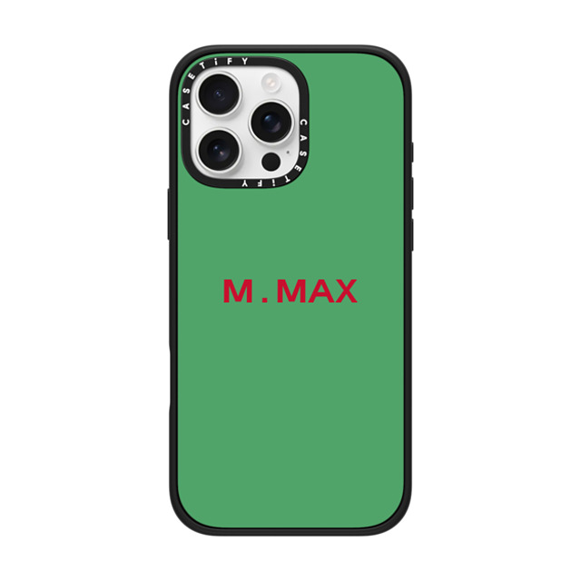 CASETiFY iPhone 16 Pro Max ケース マットブラック インパクトケース MagSafe対応 Custom Case - m. Max