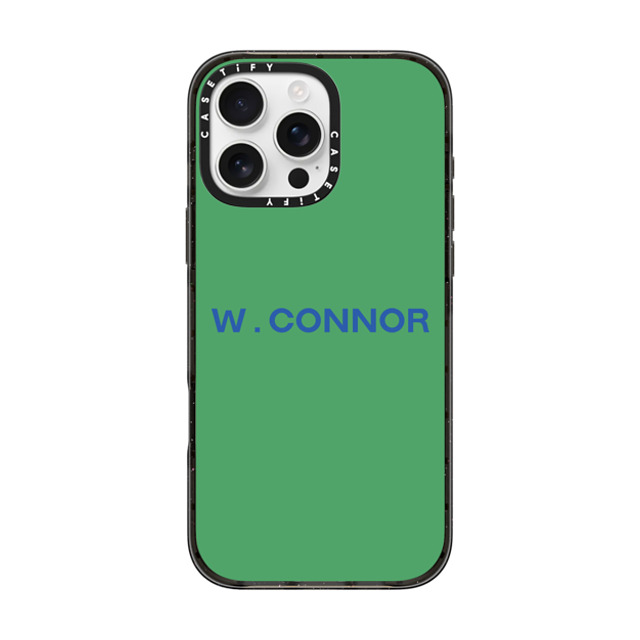 CASETiFY iPhone 16 Pro Max ケース ブラック インパクトケース MagSafe対応 Custom Case - w. Connor