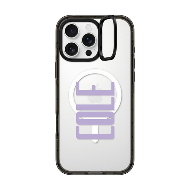 CASETiFY iPhone 16 Pro Max ケース ブラック インパクトリングスタンドケース MagSafe対応 Custom Case - Cole