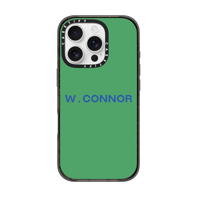 CASETiFY iPhone 16 Pro ケース ブラック インパクトケース MagSafe対応 Custom Case - w. Connor