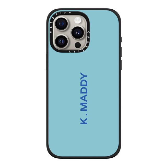 CASETiFY iPhone 15 Pro Max ケース マットブラック インパクトケース MagSafe対応 Custom Case - k. Maddy