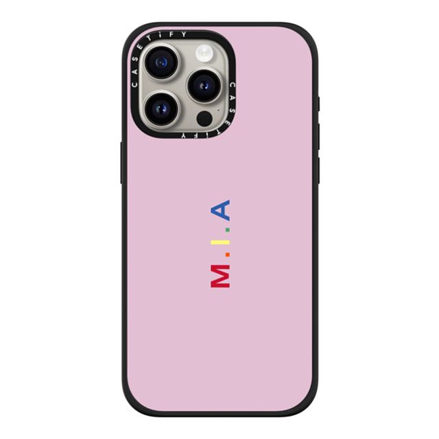 CASETiFY iPhone 15 Pro Max ケース マットブラック インパクトケース MagSafe対応 Custom Case - m. i.a