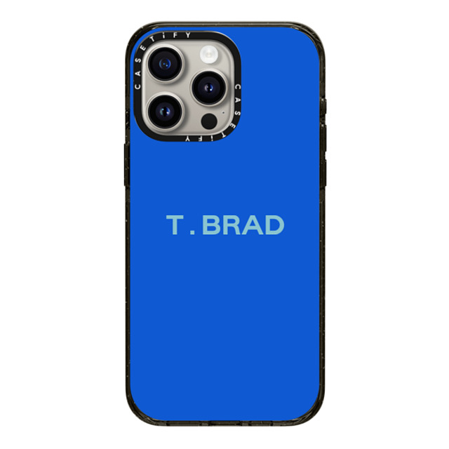 CASETiFY iPhone 15 Pro Max ケース ブラック インパクトケース MagSafe対応 Custom Case - t. Brad