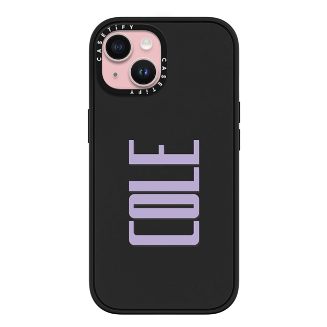 CASETiFY iPhone 15 ケース マットブラック インパクトケース MagSafe対応 Custom Case - Cole