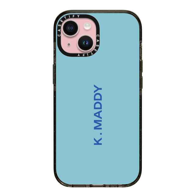 CASETiFY iPhone 15 ケース ブラック インパクトケース Custom Case - k. Maddy