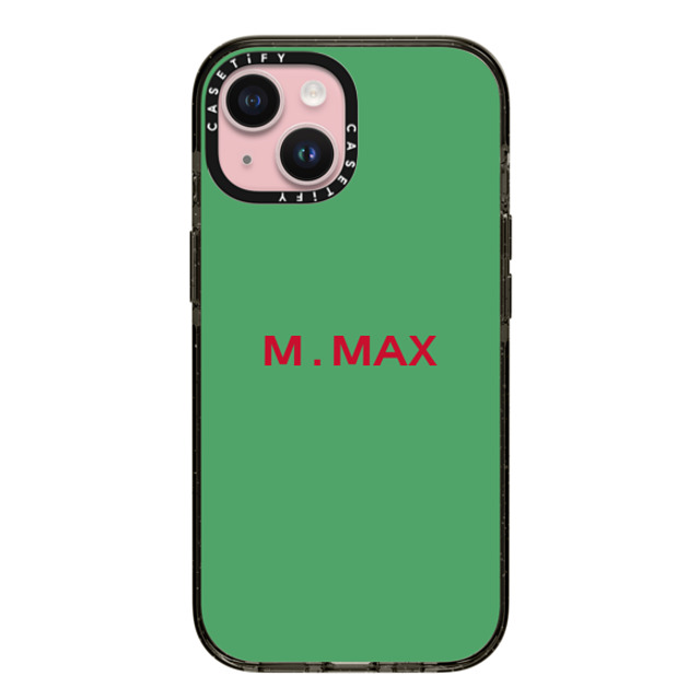 CASETiFY iPhone 15 ケース ブラック インパクトケース Custom Case - m. Max