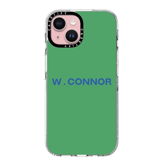 CASETiFY iPhone 15 ケース クリア クリア ケース MagSafe対応 Custom Case - w. Connor