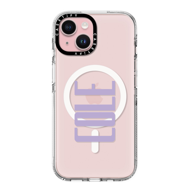 CASETiFY iPhone 15 ケース クリア クリア ケース MagSafe対応 Custom Case - Cole