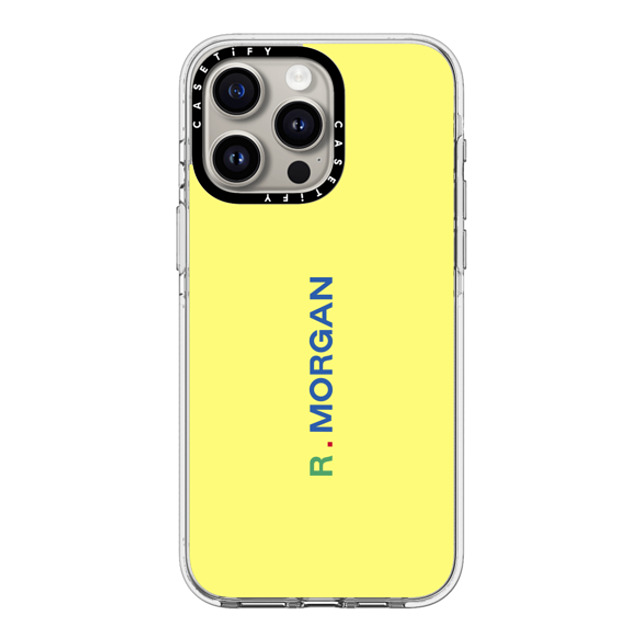 CASETiFY iPhone 15 Pro Max ケース クリア クリア ケース MagSafe対応 Custom Case - r. Morgan