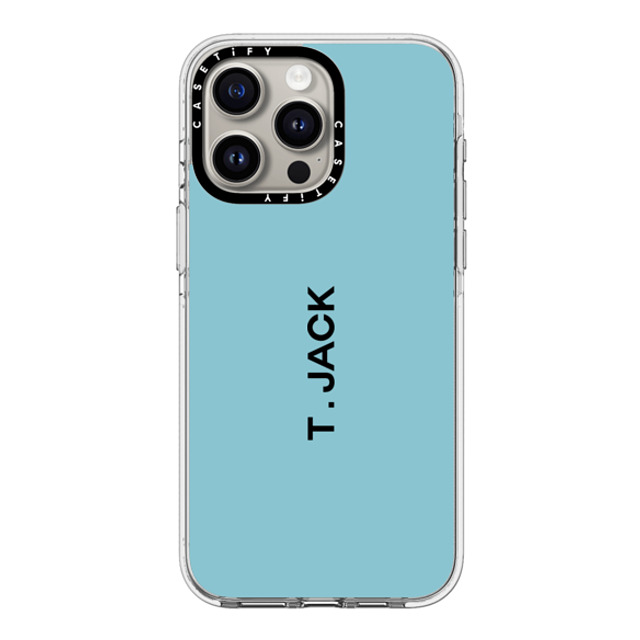 CASETiFY iPhone 15 Pro Max ケース クリア クリア ケース MagSafe対応 Custom Case - t. Jack