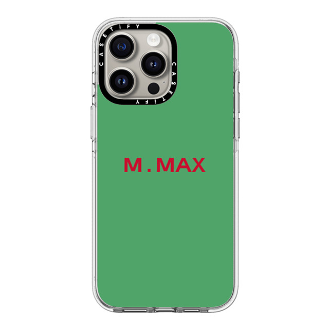 CASETiFY iPhone 15 Pro Max ケース クリア クリア ケース MagSafe対応 Custom Case - m. Max