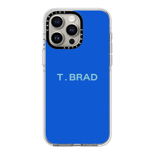 CASETiFY iPhone 15 Pro Max ケース クリア クリア ケース MagSafe対応 Custom Case - t. Brad