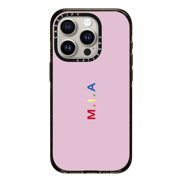 CASETiFY iPhone 15 Pro ケース ブラック インパクトケース MagSafe対応 Custom Case - m. i.a