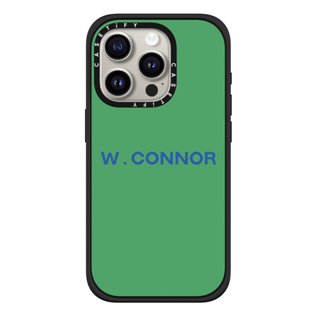 CASETiFY iPhone 15 Pro ケース マットブラック インパクトケース MagSafe対応 Custom Case - w. Connor