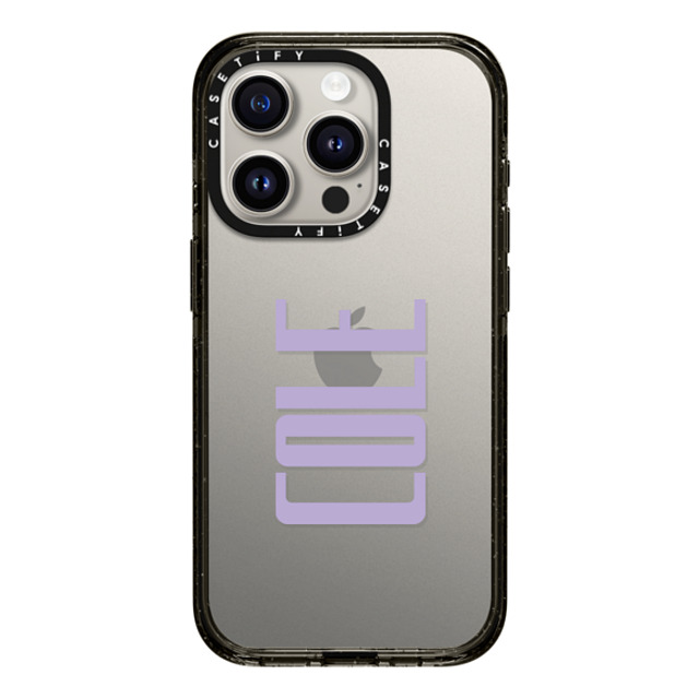 CASETiFY iPhone 15 Pro ケース ブラック インパクトケース Custom Case - Cole