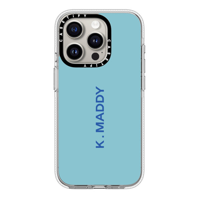 CASETiFY iPhone 15 Pro ケース クリア クリア ケース MagSafe対応 Custom Case - k. Maddy