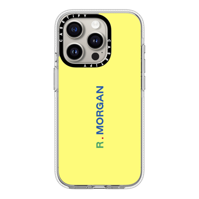 CASETiFY iPhone 15 Pro ケース クリア クリア ケース MagSafe対応 Custom Case - r. Morgan