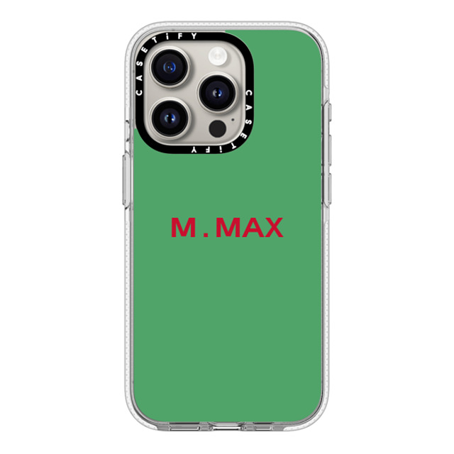 CASETiFY iPhone 15 Pro ケース クリア クリア ケース MagSafe対応 Custom Case - m. Max