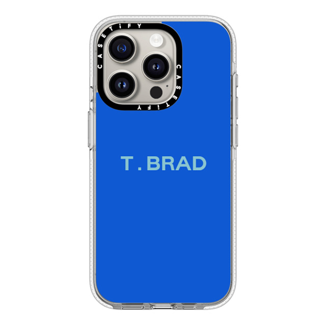 CASETiFY iPhone 15 Pro ケース クリア クリア ケース MagSafe対応 Custom Case - t. Brad