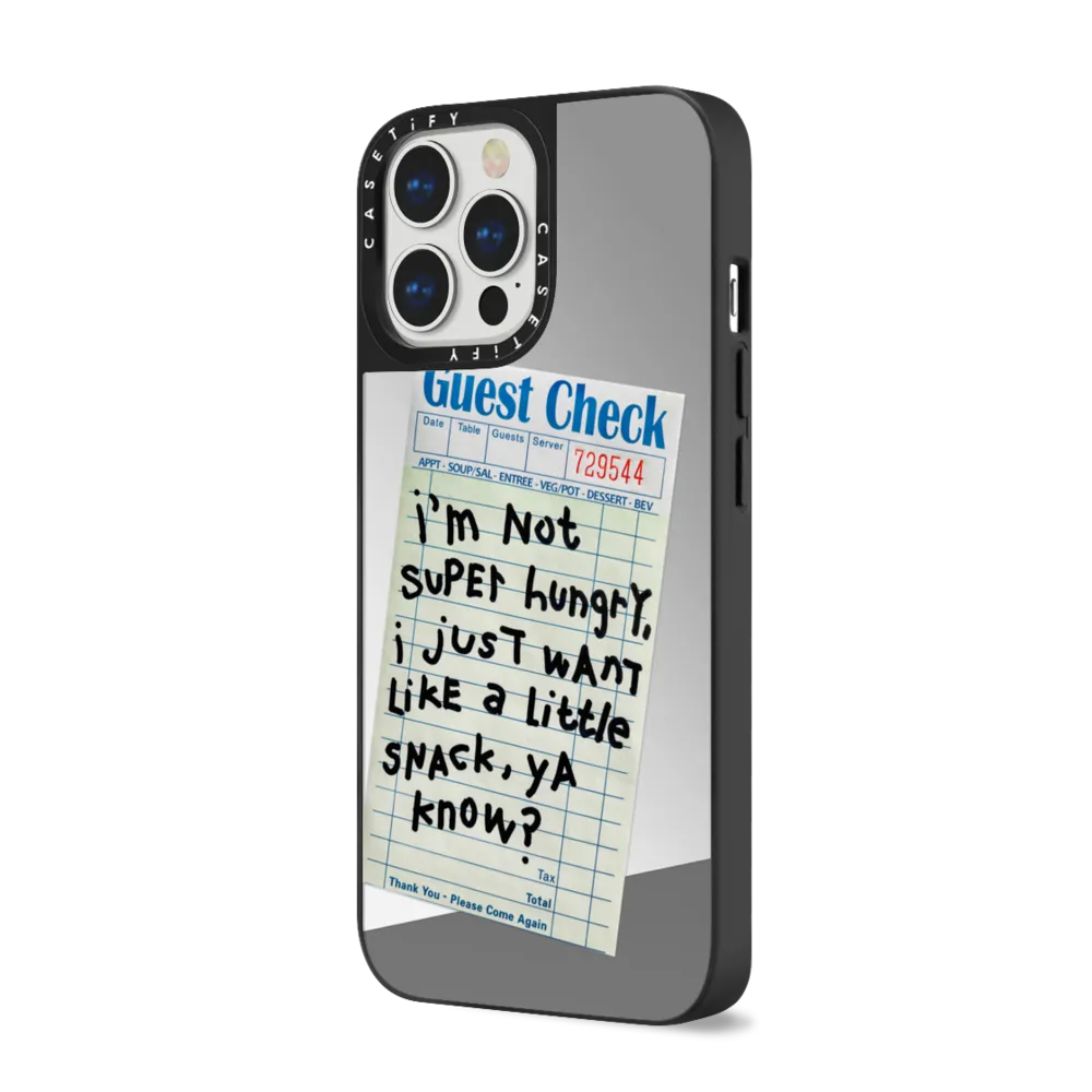 Mirror iPhone 13 Pro Case MagSafe Compatible - I just want a little snack