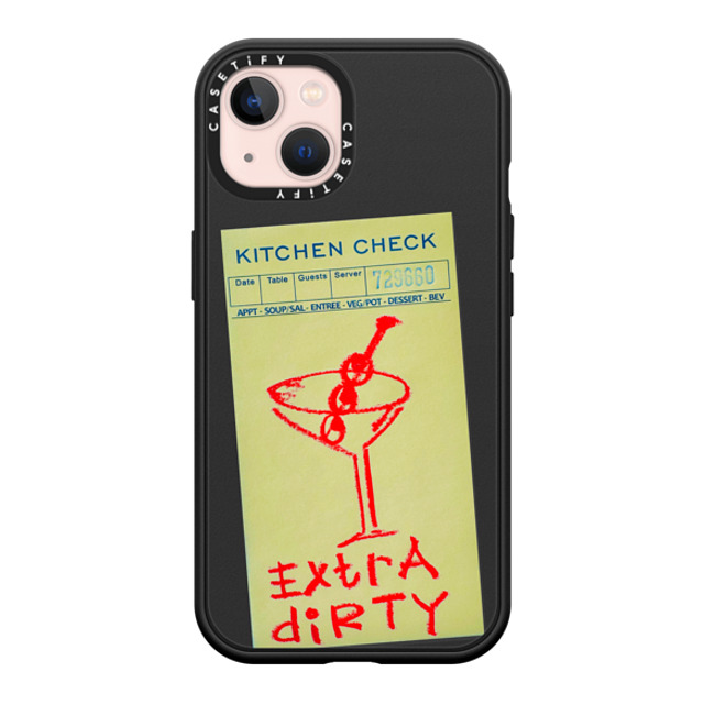 Laundry Room Studios x CASETiFY iPhone 13 ケース マットブラック インパクトケース MagSafe対応 Extra Dirty