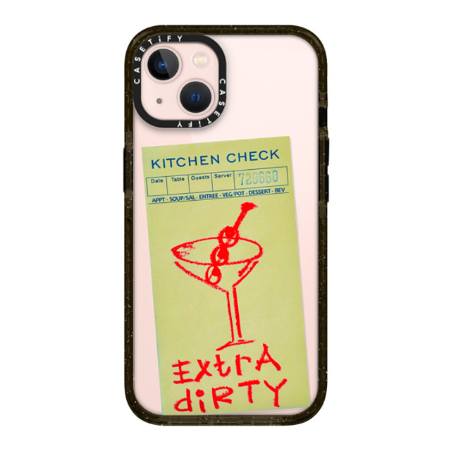 Laundry Room Studios x CASETiFY iPhone 13 ケース ブラック インパクトケース MagSafe対応 Extra Dirty