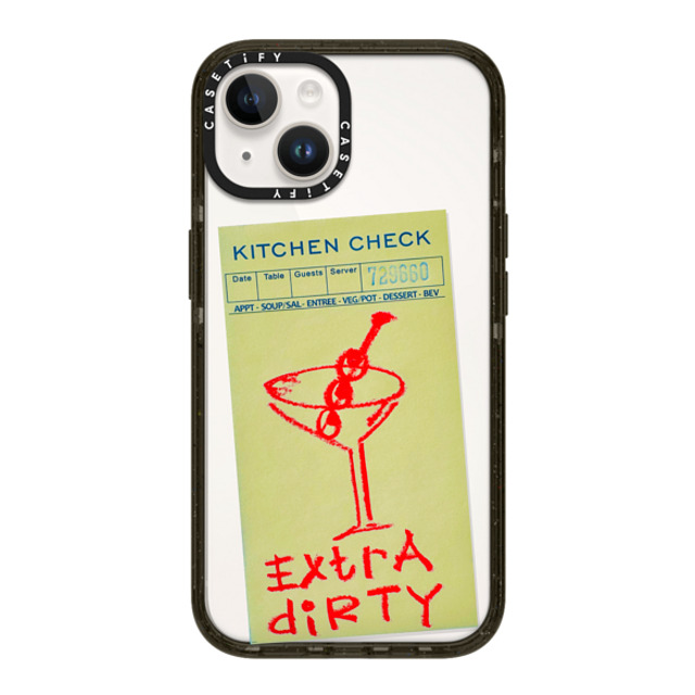 Laundry Room Studios x CASETiFY iPhone 14 ケース ブラック インパクトケース Extra Dirty