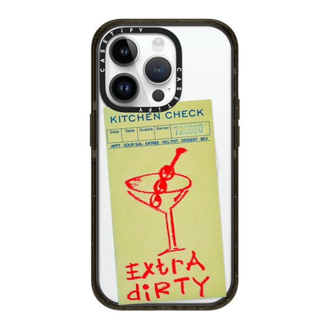 Laundry Room Studios x CASETiFY iPhone 14 Pro ケース ブラック インパクトケース MagSafe対応 Extra Dirty