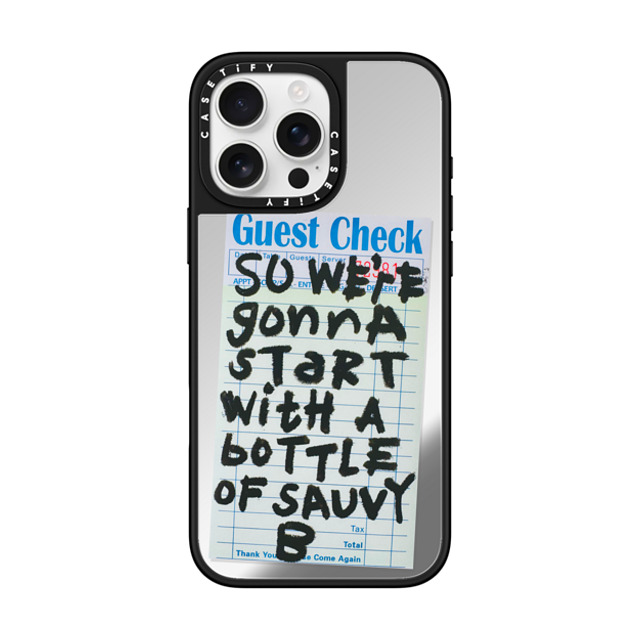 Laundry Room Studios x CASETiFY iPhone 16 Pro Max Case Silver on Black ミラーケース MagSafe対応 So we're gonna start with a bottle of Sauvy B Mother's Day Laundry Room Studios x CASETiFY iPhone 16 Pro Max Case Silver on Black ミラーケース MagSafe対応 So we're gonna start with a bottle of Sauvy B Mother's Day