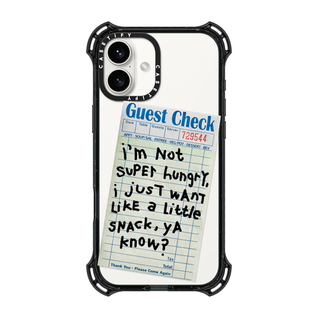 Laundry Room Studios x CASETiFY iPhone 16 Plus Case Black バウンスケース I just want a little snack Laundry Room Studios x CASETiFY iPhone 16 Plus Case Black バウンスケース I just want a little snack