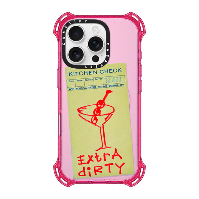 Laundry Room Studios x CASETiFY iPhone 16 Pro Case プリムローズ ピンク バウンスケース Extra Dirty Laundry Room Studios x CASETiFY iPhone 16 Pro Case プリムローズ ピンク バウンスケース Extra Dirty