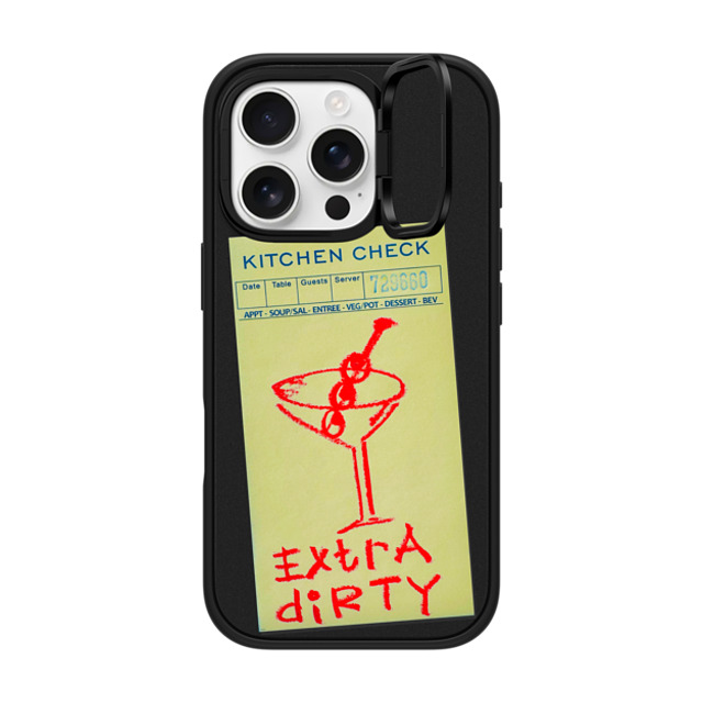 Laundry Room Studios x CASETiFY iPhone 16 Pro ケース マットブラック インパクトリングスタンドケース MagSafe対応 Extra Dirty