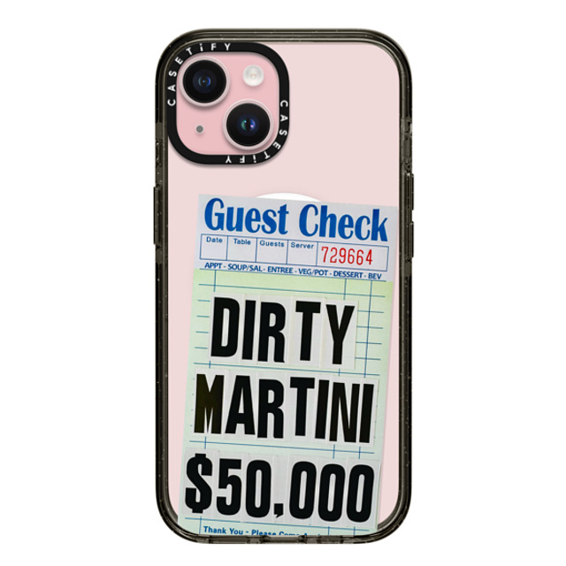 Laundry Room Studios x CASETiFY iPhone 15 Case Black Impact Case MagSafe Compatible Dirty Martini Mother's Day Laundry Room Studios x CASETiFY iPhone 15 Case Black Impact Case MagSafe Compatible Dirty Martini Mother's Day