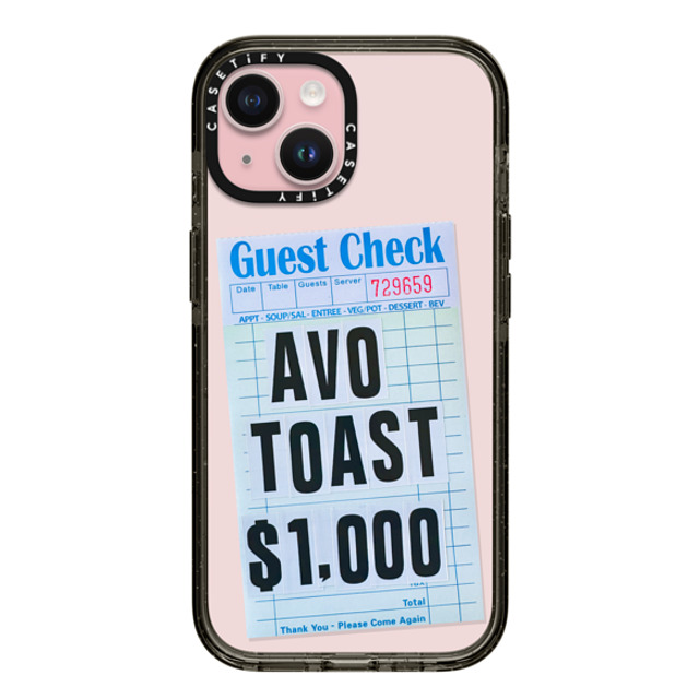 Laundry Room Studios x CASETiFY iPhone 15 Case Black Impact Case MagSafe Compatible Avo Toast Mother's Day Laundry Room Studios x CASETiFY iPhone 15 Case Black Impact Case MagSafe Compatible Avo Toast Mother's Day