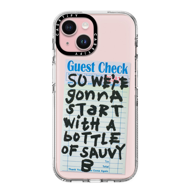Laundry Room Studios x CASETiFY iPhone 15 Case Clear Clear Case MagSafe Compatible So we're gonna start with a bottle of Sauvy B Mother's Day Laundry Room Studios x CASETiFY iPhone 15 Case Clear Clear Case MagSafe Compatible So we're gonna start with a bottle of Sauvy B Mother's Day