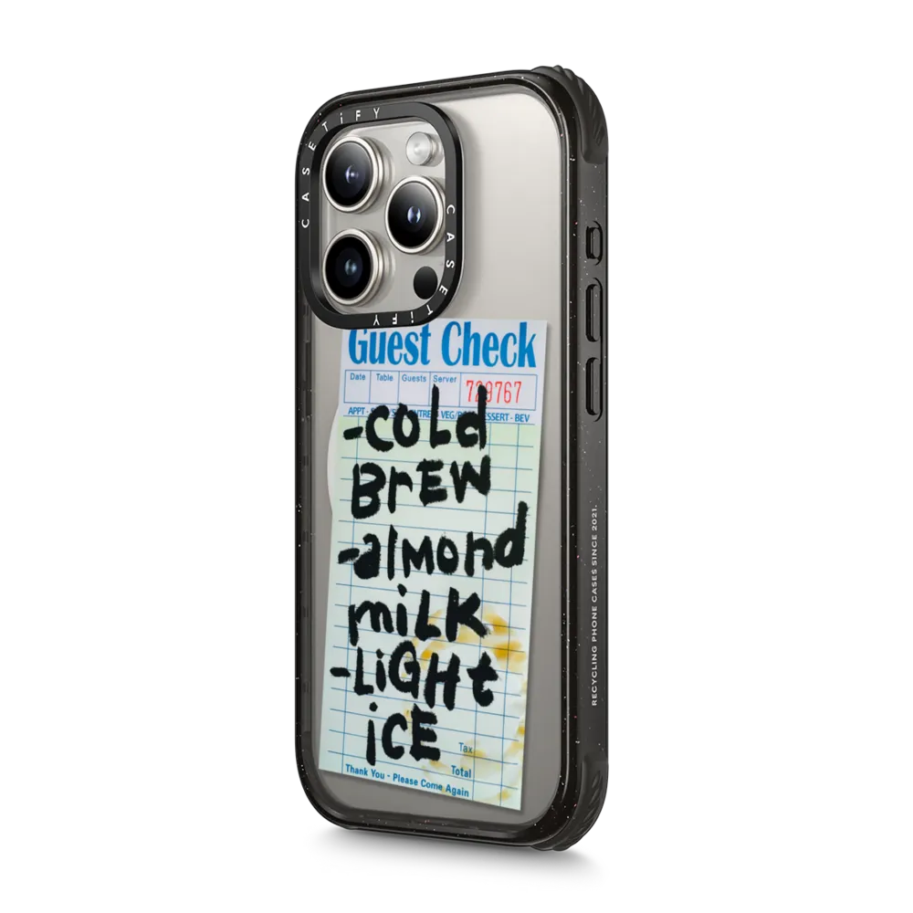 Ultra Impact iPhone 15 Pro Case MagSafe Compatible - Cold Brew Almond Milk Light Ice