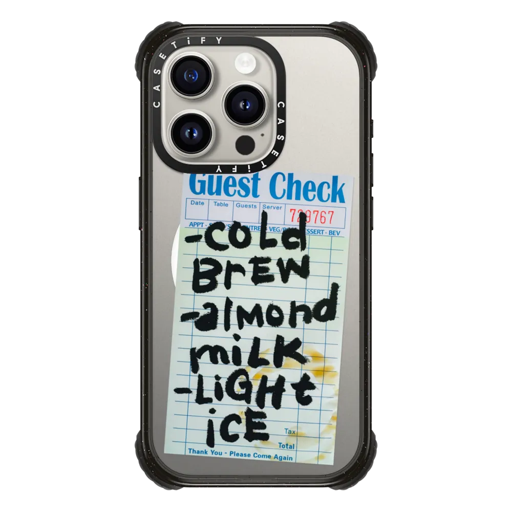 Ultra Impact iPhone 15 Pro Case MagSafe Compatible - Cold Brew Almond Milk Light Ice