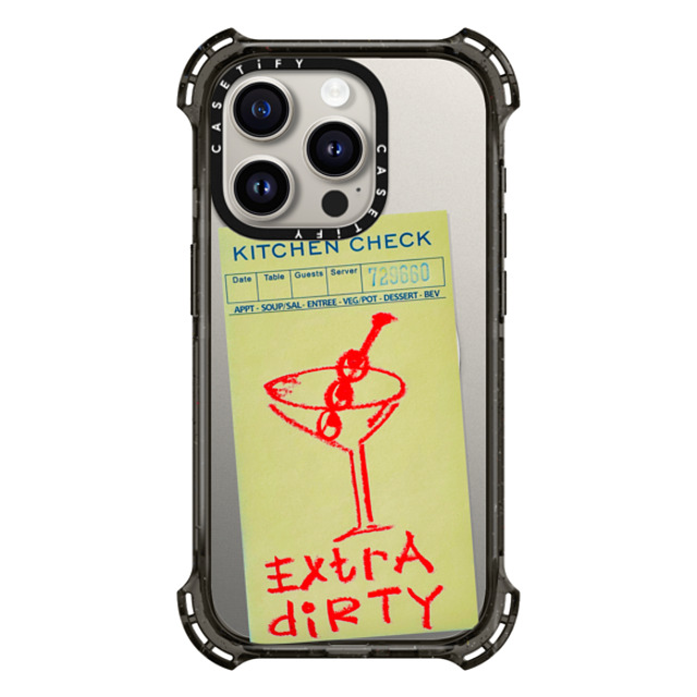 Laundry Room Studios x CASETiFY iPhone 15 Pro Case Black バウンスケース Extra Dirty Laundry Room Studios x CASETiFY iPhone 15 Pro Case Black バウンスケース Extra Dirty
