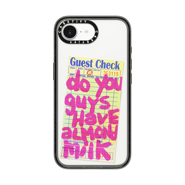 Laundry Room Studios x CASETiFY iPhone 16e Case Typography Black Impact Case MagSafe Compatible The Almond Milk Case Father's Day Laundry Room Studios x CASETiFY iPhone 16e Case Typography Black Impact Case MagSafe Compatible The Almond Milk Case Father's Day