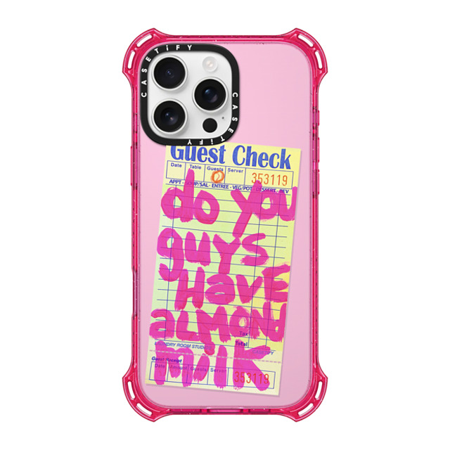 Laundry Room Studios x CASETiFY iPhone 16 Pro Max Case プリムローズ ピンク バウンスケース The Almond Milk Case Laundry Room Studios x CASETiFY iPhone 16 Pro Max Case プリムローズ ピンク バウンスケース The Almond Milk Case
