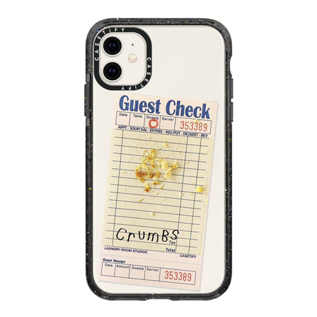 Laundry Room Studios x CASETiFY iPhone 11 Case Black Impact Case The Crumbs Case Laundry Room Studios x CASETiFY iPhone 11 Case Black Impact Case The Crumbs Case