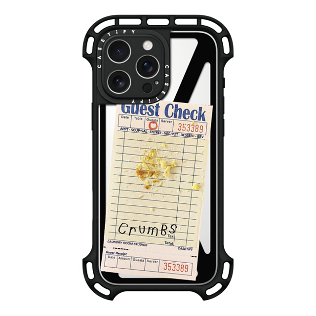 Laundry Room Studios x CASETiFY iPhone 16 Pro Max Case Black ウルトラ バウンスケース MagSafe対応 The Crumbs Case Laundry Room Studios x CASETiFY iPhone 16 Pro Max Case Black ウルトラ バウンスケース MagSafe対応 The Crumbs Case