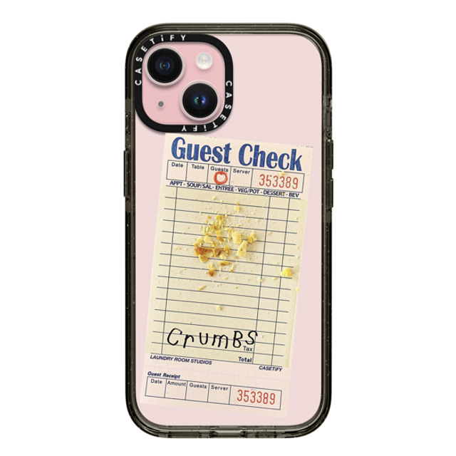Laundry Room Studios x CASETiFY iPhone 15 Case Black Impact Case The Crumbs Case Laundry Room Studios x CASETiFY iPhone 15 Case Black Impact Case The Crumbs Case
